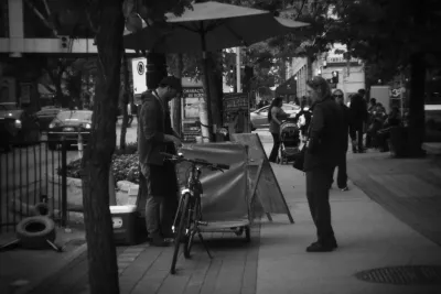 German Shepherd lying down against a white studio background